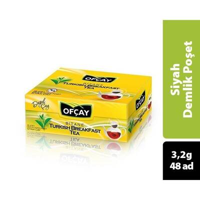 Bitane Turkish Breakfast Tea Siyah Demlik Poşet Çay 48'li 3,2 gr - 1