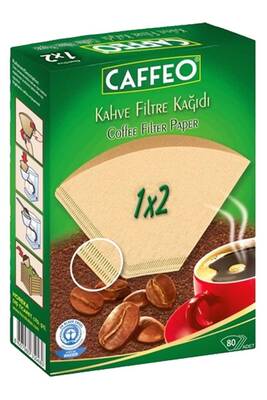 CAFFEO 1X2/80 KAHVE FİLTRE KAĞIDI-80 ADET - 1