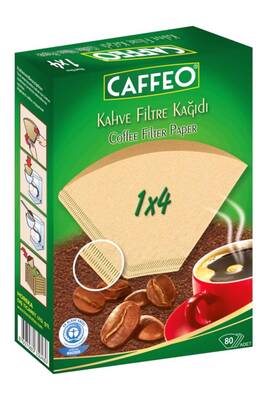 CAFFEO 1X4/80 KAHVE FİLTRE KAĞIDI-80 ADET - 1