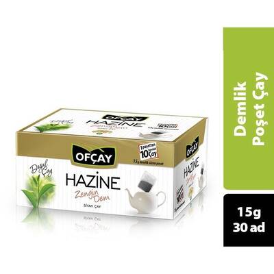 Hazine Zengin Dem Demlik Poşet Çay 15 gr 30 adet - 1