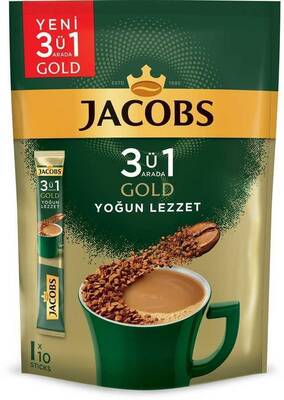 Jacobs 3 Ü 1 Arada Gold Yogun Lezzet 10 Lu - 1