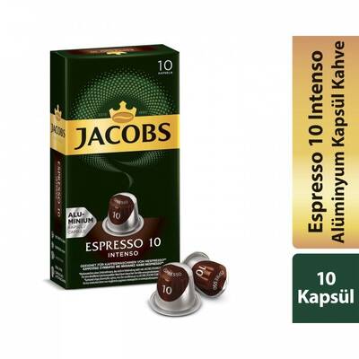 Jacobs Capsule Espresso 10 Intense Alüminyum (10'lu) (Web Özel Fiyat) - 1