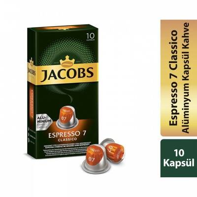 Jacobs Capsule Espresso 7 Classic Alüminyum Kapsül (10'lu) (Web Özel Fiyat) - 1