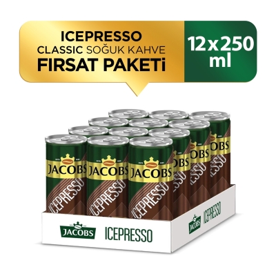 Jacobs ICEPRESSO CLASSIC SOĞUK KAHVE 250 ML x 12 - 1