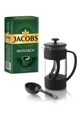 Jacobs Monarch 250 G Filtre Kahve Barones 350 Ml French Press - 1