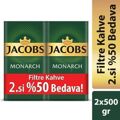 Jacobs Monarch Filtre Kahve 500 Gr Alana 2.Si %50 İndirim - 1