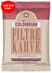 Kurukahveci Mehmet Efendi Colombian Filtre Kahve 80 G - Kurukahveci Mehmet Efendi