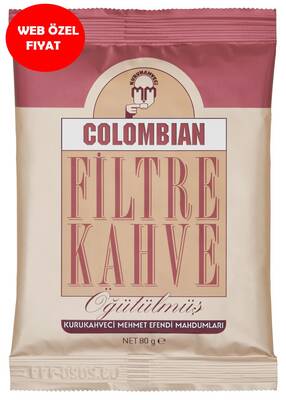 Kurukahveci Mehmet Efendi Colombian Filtre Kahve 80 G - 1