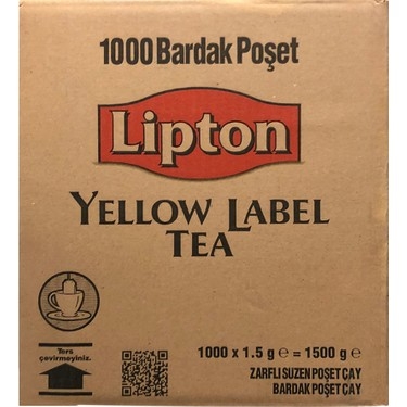 Lipton Yellow Label 2gr 1000'li Bardak Poşet Çay - 1