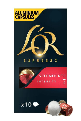 L'OR - Splendente - Intensity 7 - Nespresso Uyumlu 10 Adet - Jacobs
