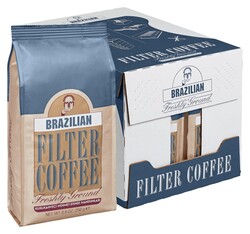 MEHMET EFENDİ BRAZILIAN FİLTRE KAHVE ÖĞÜTÜLMÜŞ 250 GR (12 Adet ) - Kurukahveci Mehmet Efendi