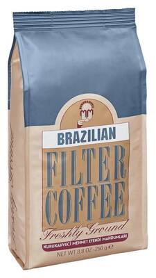 MEHMET EFENDİ BRAZILIAN FİLTRE KAHVE ÖĞÜTÜLMÜŞ 250 GR - 1