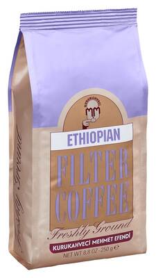 MEHMET EFENDİ ÖZEL SERİ ETHIOPIAN FİLTRE KAHVE ÖĞÜTÜLMÜŞ 250 GR - 1