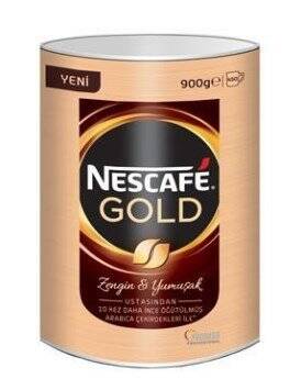 Nescafe Gold 900 gr Kahve Teneke Kutu - 1
