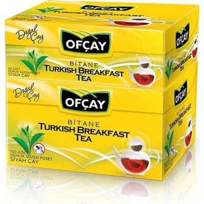 Ofçay Bitane Turkish Breakfast Tea Demlik Poşet Çay 100'lü + 48'li / 3,2 gr 2'li Paket - 1