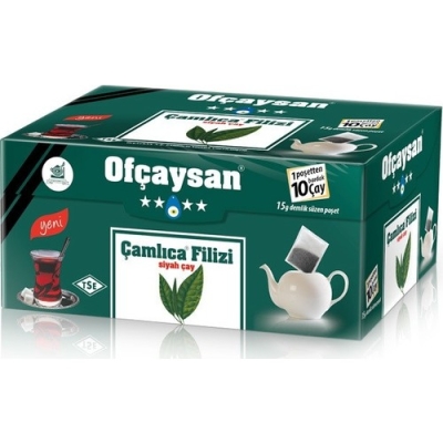 Ofçay Çamlıca Filizi Demlik Poşet Siyah Çay 30 x 15 Gr. - 1