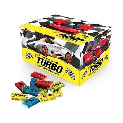 Turbo Tutti Frutti Aromalı Şekerli Sakız 100 Adet - 1