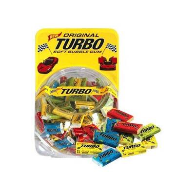 Turbo Tutti Frutti Aromalı Şekerli Sakız Küre 300 Adet - 1